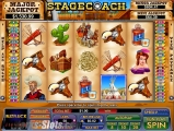 Stagecoach Slot Game-5 reels, 50 lines, Teepee Pick Feature, random progressive jackpots