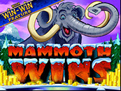 Mammoth Wins Slot Game - 5 reels, 25 paylines, Free Games Feature, Win Win Feature, Progressive Jackpots